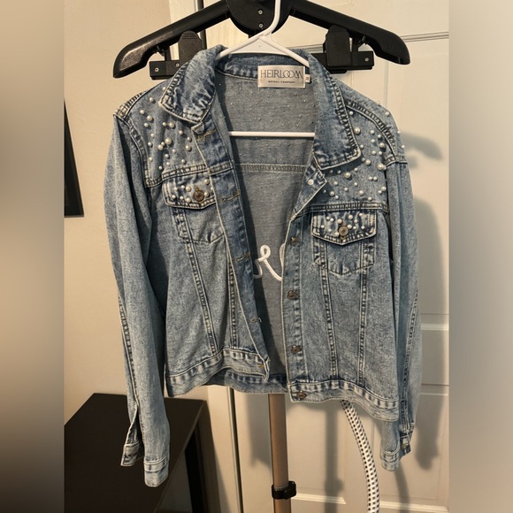 Heirloom Bridal Co. Denim Mrs. Pearl Jacket - Picture 1 of 4
